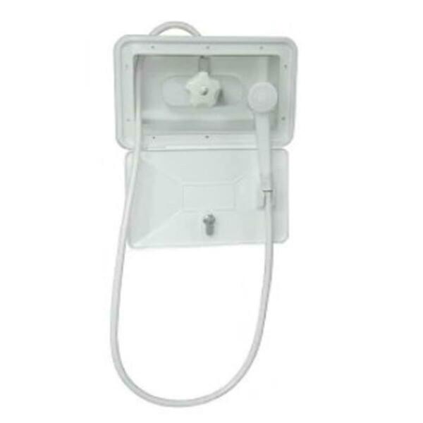 American Brass SHWRBOX1WH Shower Box with Single Lever - White A7K-SHWRBOX1WH